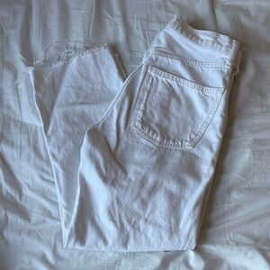 Agolde 90s Crop white jeans